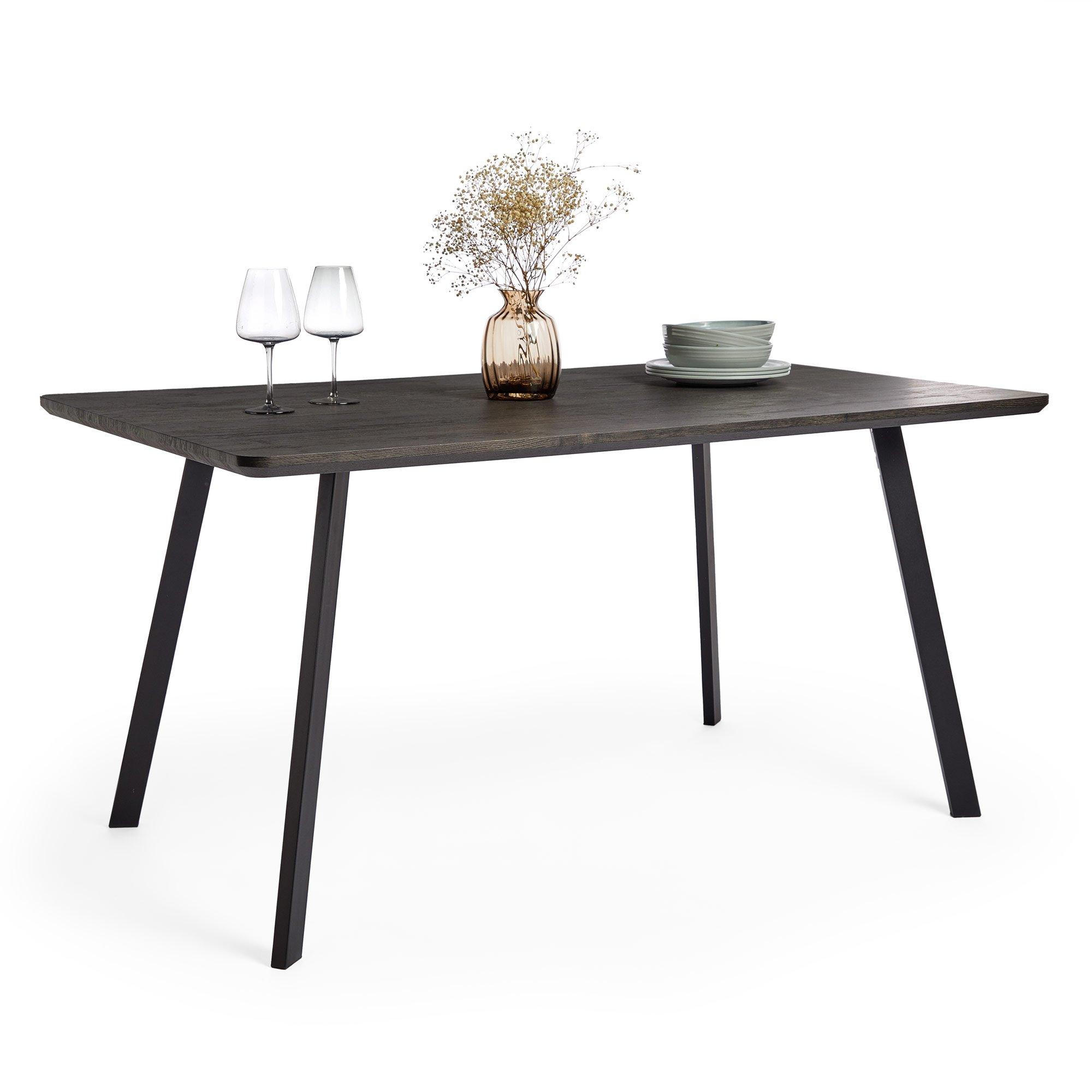 Burton 6 Seater Wood Effect Dining Table